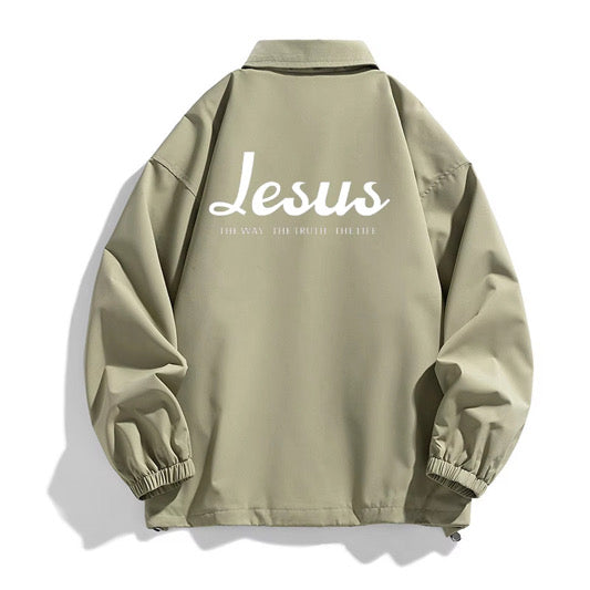 Selah x Jesus Oversized Coach Jacket | Christian Streetwear