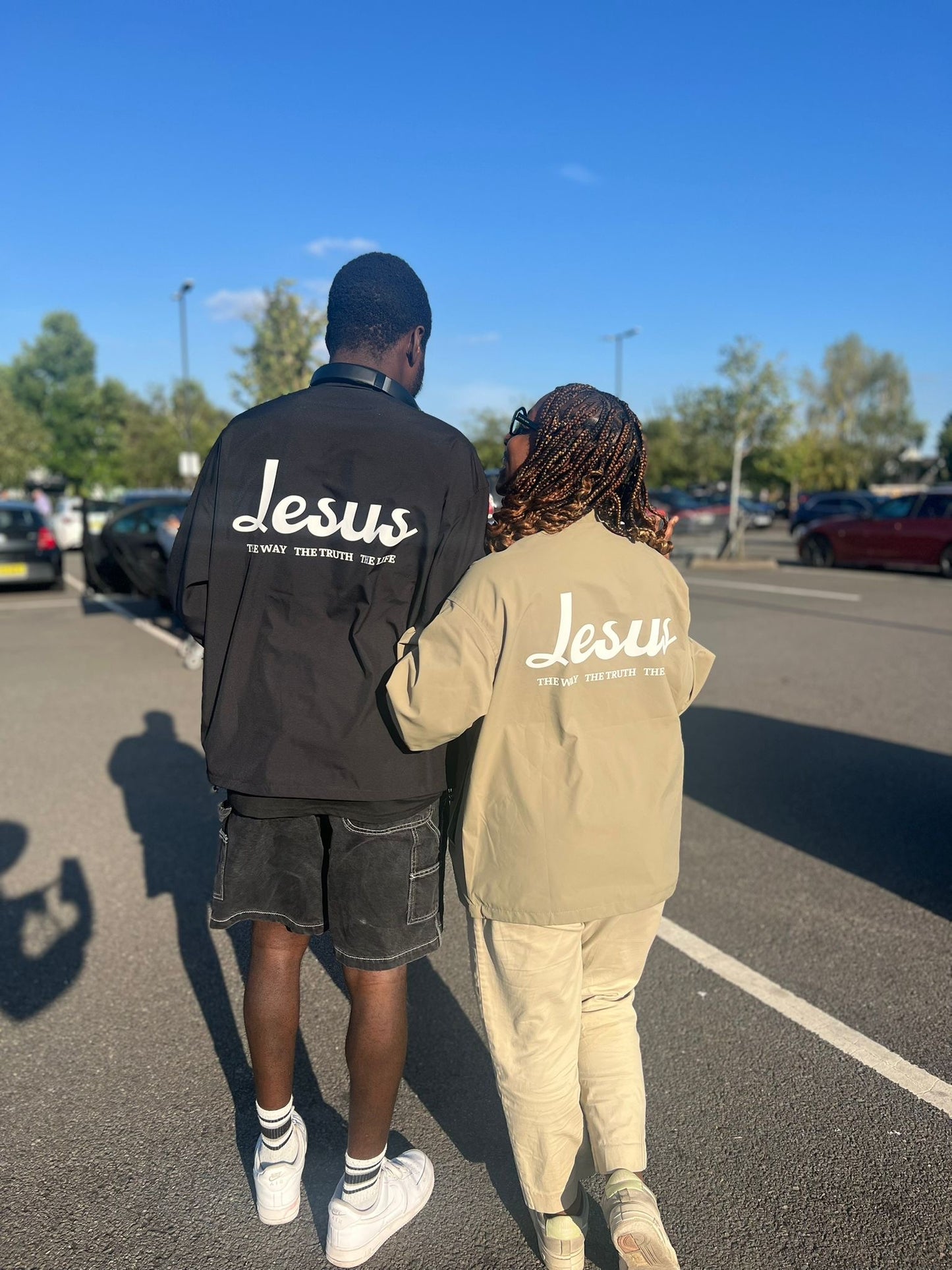 Selah x Jesus Oversized Coach Jacket | Christian Streetwear